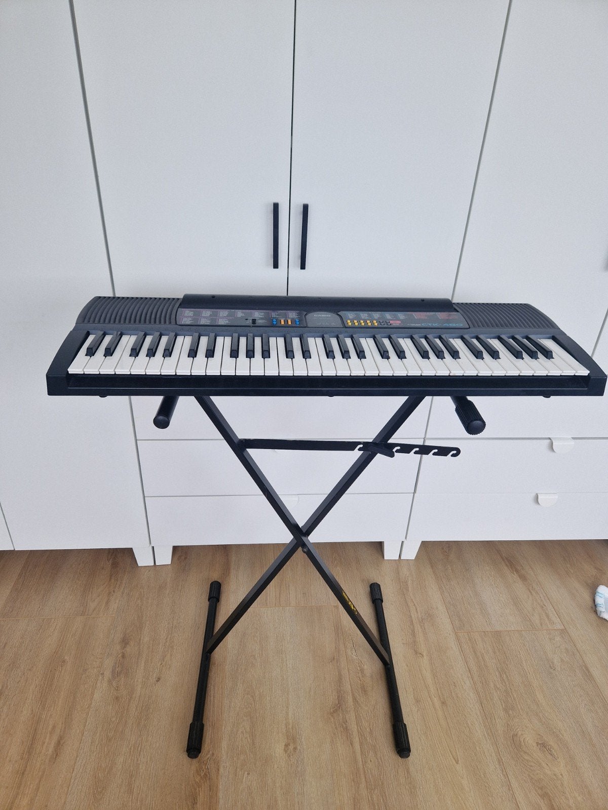 Casio CTK-480 Keyboard met standaard, Ophalen, Casio, Met standaard, 61 toetsen