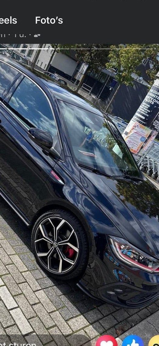 Volkswagen Polo 2.0 TSI 207pk Dsg-7 2022 Zwart, Auto's, 680 kg, 4 cilinders, 1984 cc, 1261 kg