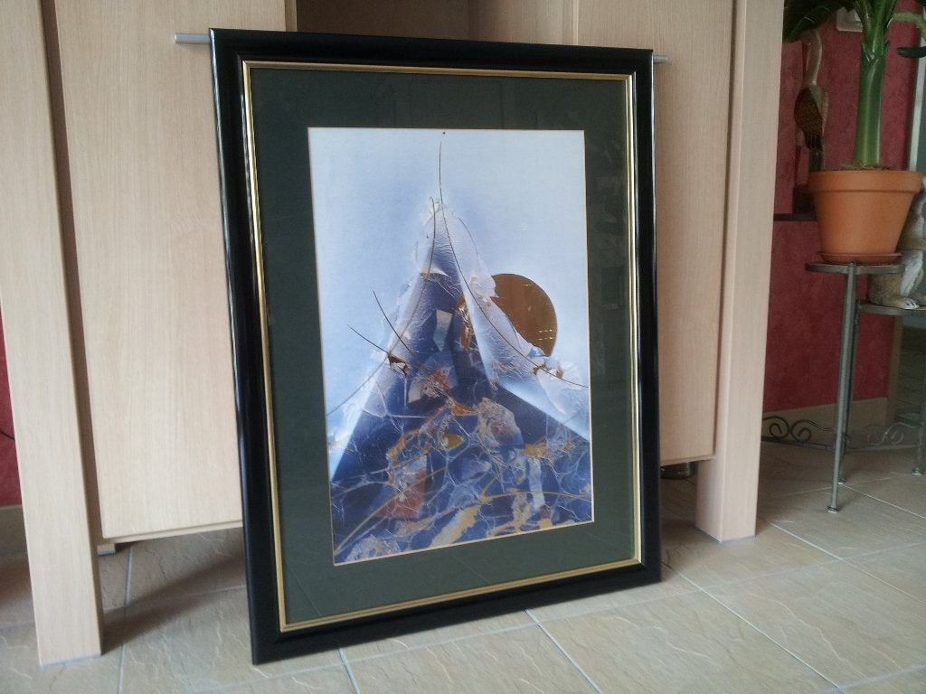 Folie van M.Rachel schilderij uit USA niet verkocht inEuropa, Ophalen, Oorspronkelijke maker, Zo goed als nieuw, Schilderij