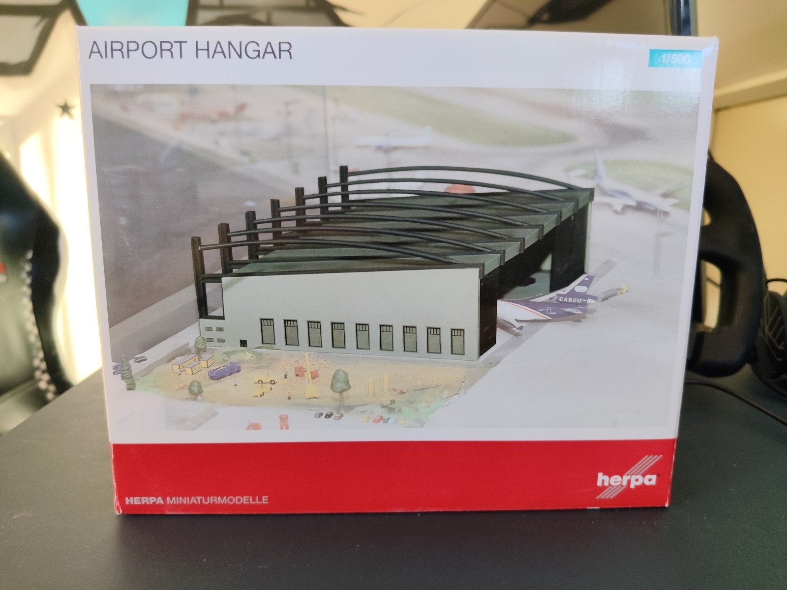 Herpa Scenix Airport Hangar (schaal 1:500, art. nr. 519762), Ophalen of Verzenden, Nieuw, Schaalmodel