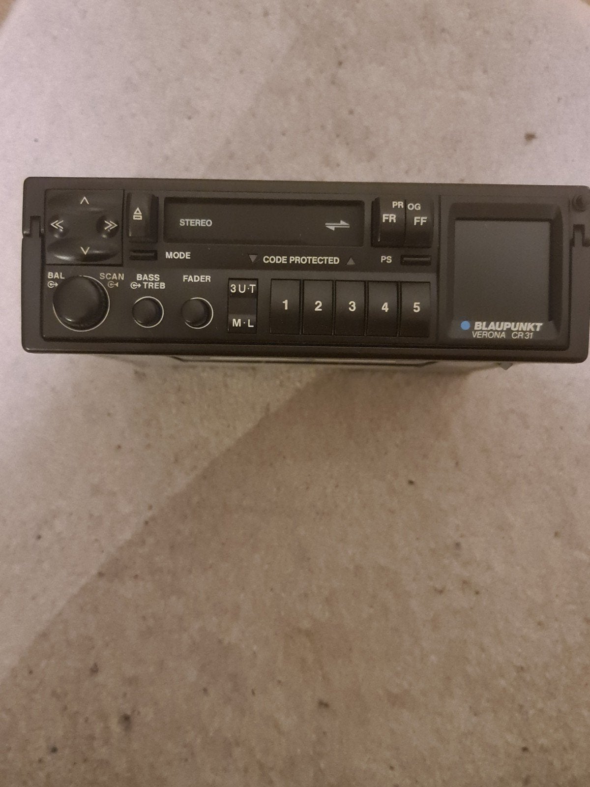 Blaupunkt Verona CR 31 Autoradio Cassette Speler (1991), Ophalen of Verzenden