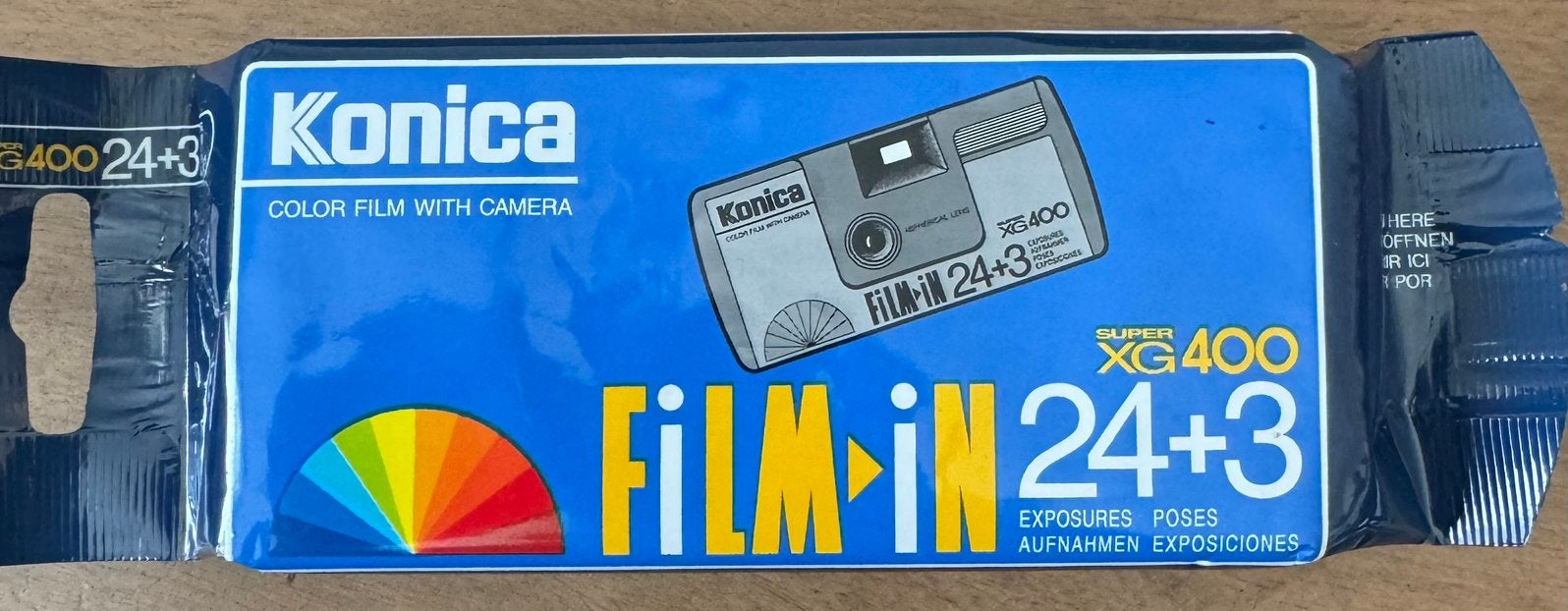 Konica color camera XG 400 nieuw, Ophalen of Verzenden, Zo goed als nieuw, Compact, Konica