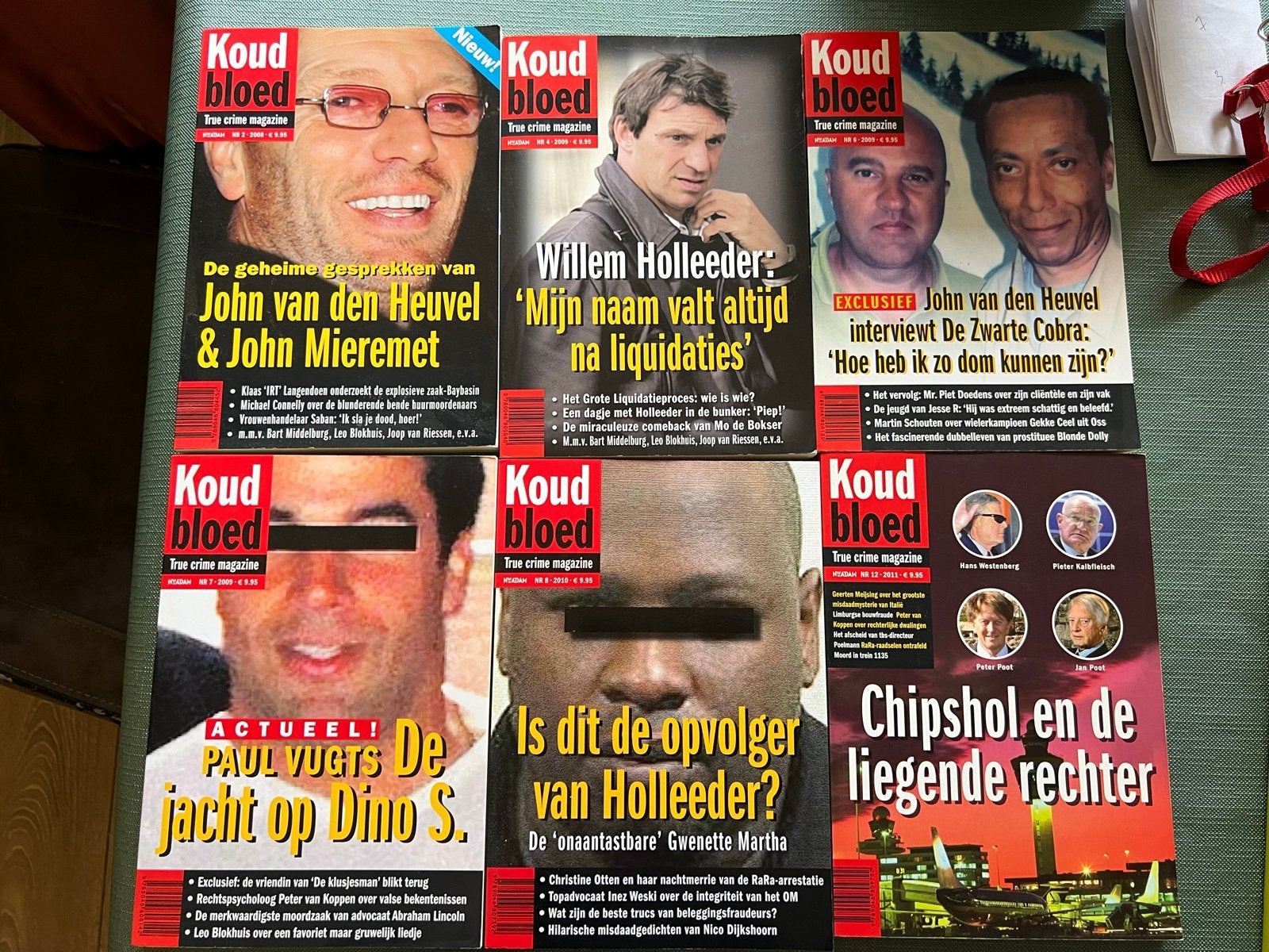 Koud Bloed True Crime Magazine - Set, Boeken, Ophalen of Verzenden, Zo goed als nieuw, Overige typen