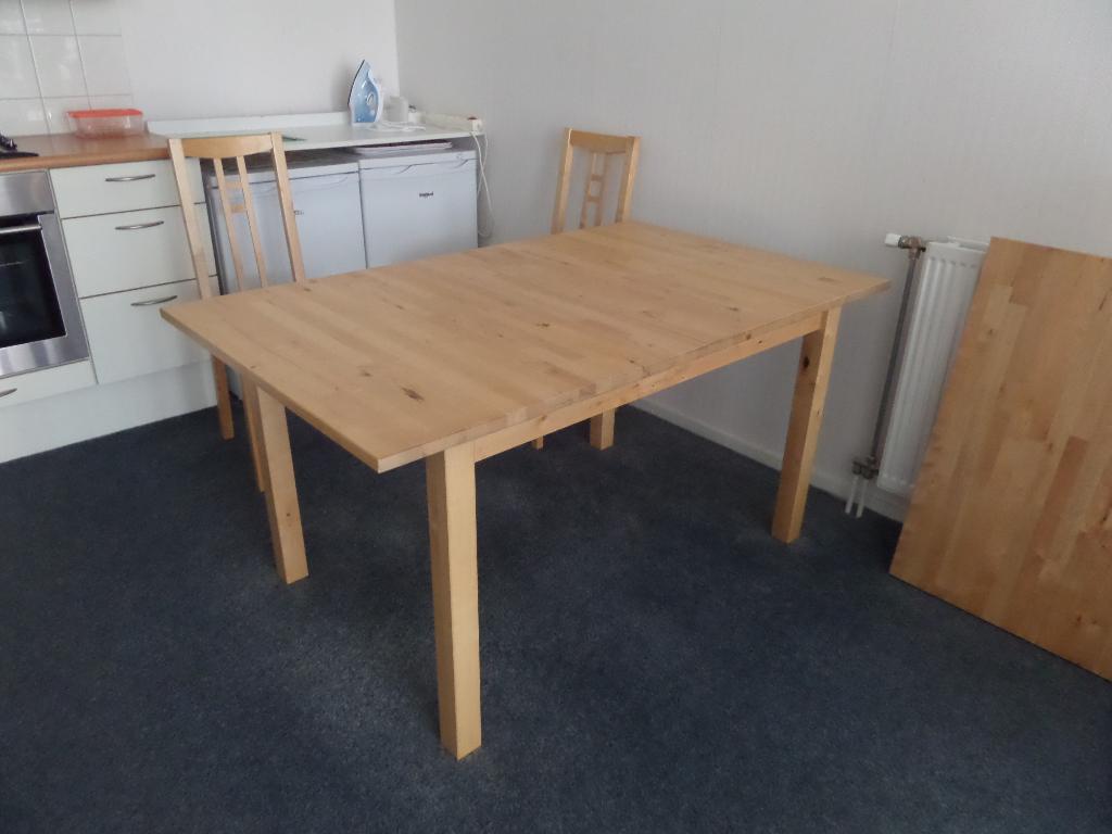 eettafel 150cm x 90cm, Huis en Inrichting, Tafels | Eettafels, Ophalen, 200 cm of meer, 50 tot 100 cm, Zo goed als nieuw