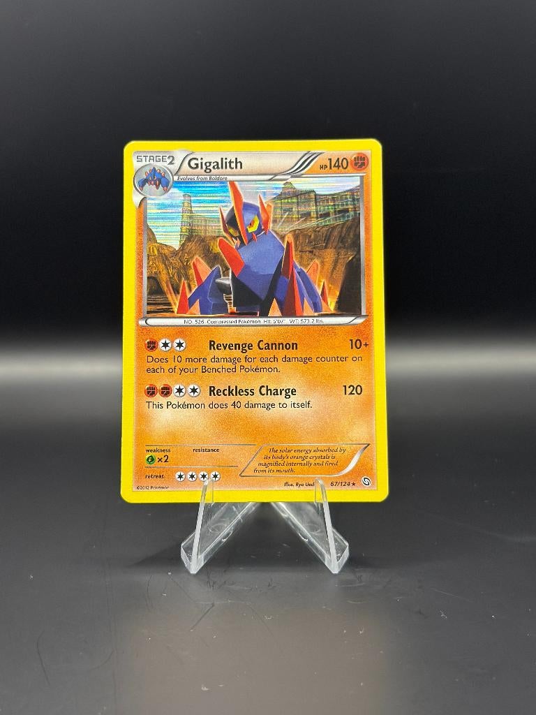 Gigalith Holo	67/124	Engels	NM | Pokemon, Ophalen of Verzenden, Nieuw, Losse kaart, Foil