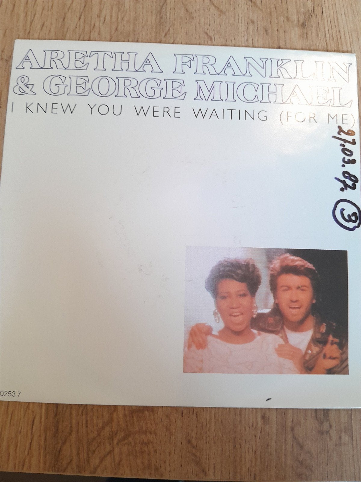 aretha franklin 7inch i knew you were waiting, Ophalen of Verzenden, Zo goed als nieuw, Pop