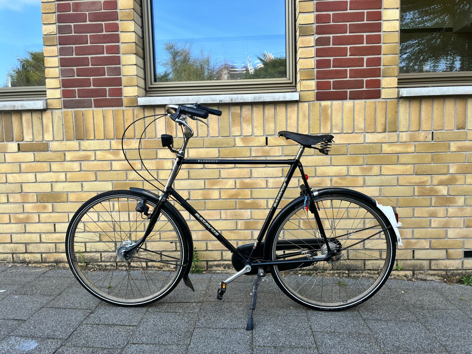 Batavus Florence herenfiets met Brooks zadel en versnelling, Fietsen en Brommers, Fietsen | Heren | Herenfietsen, Ophalen, Gebruikt