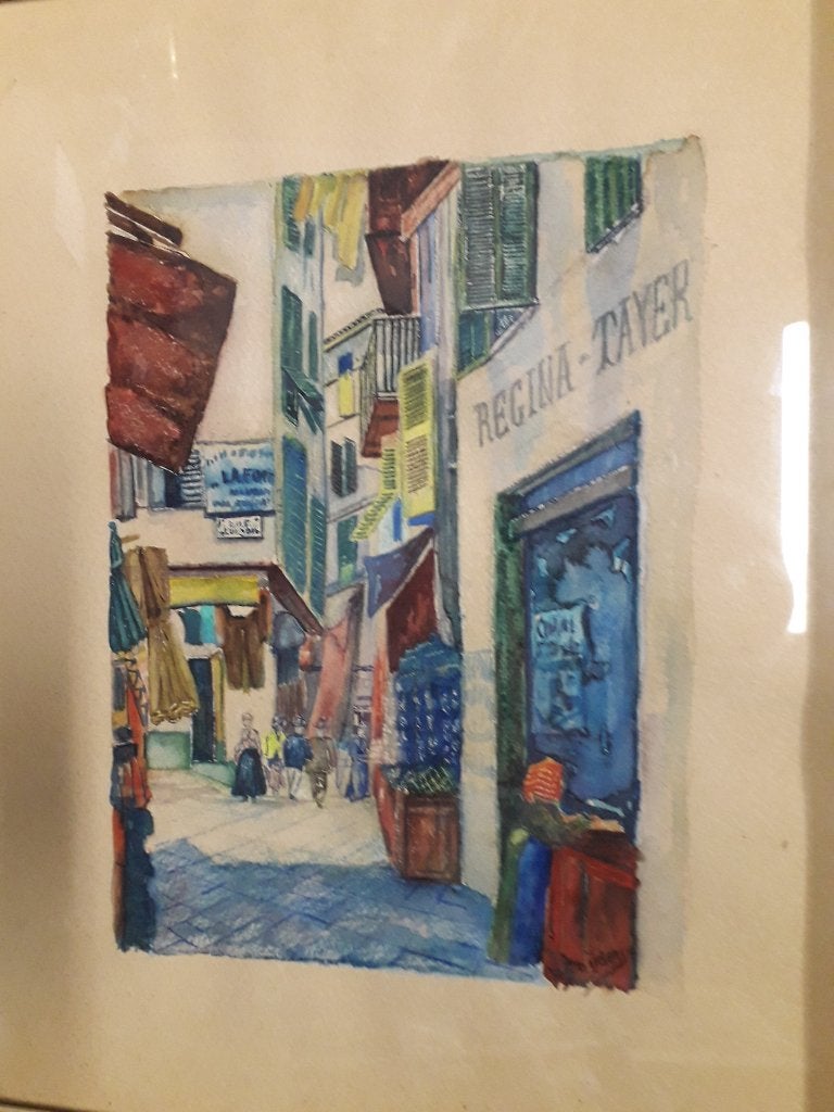 PRACHTIGE AQUAREL van BEKENDE KUNSTSCHILDER L.SNIJDERS, Antiek en Kunst, Ophalen of Verzenden