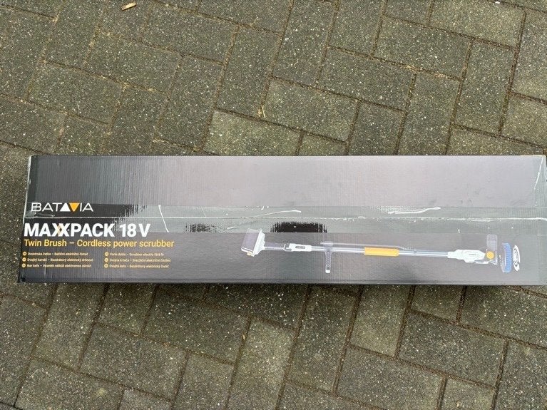 Batavia MAXXPACK 18V Twin Brush Accu Reinigingsborstel, Nieuw, Ophalen of Verzenden, Info@batavia.eu, Weth. Wassebaliestraat 6D, 7951 SN Staphorst, Nederland