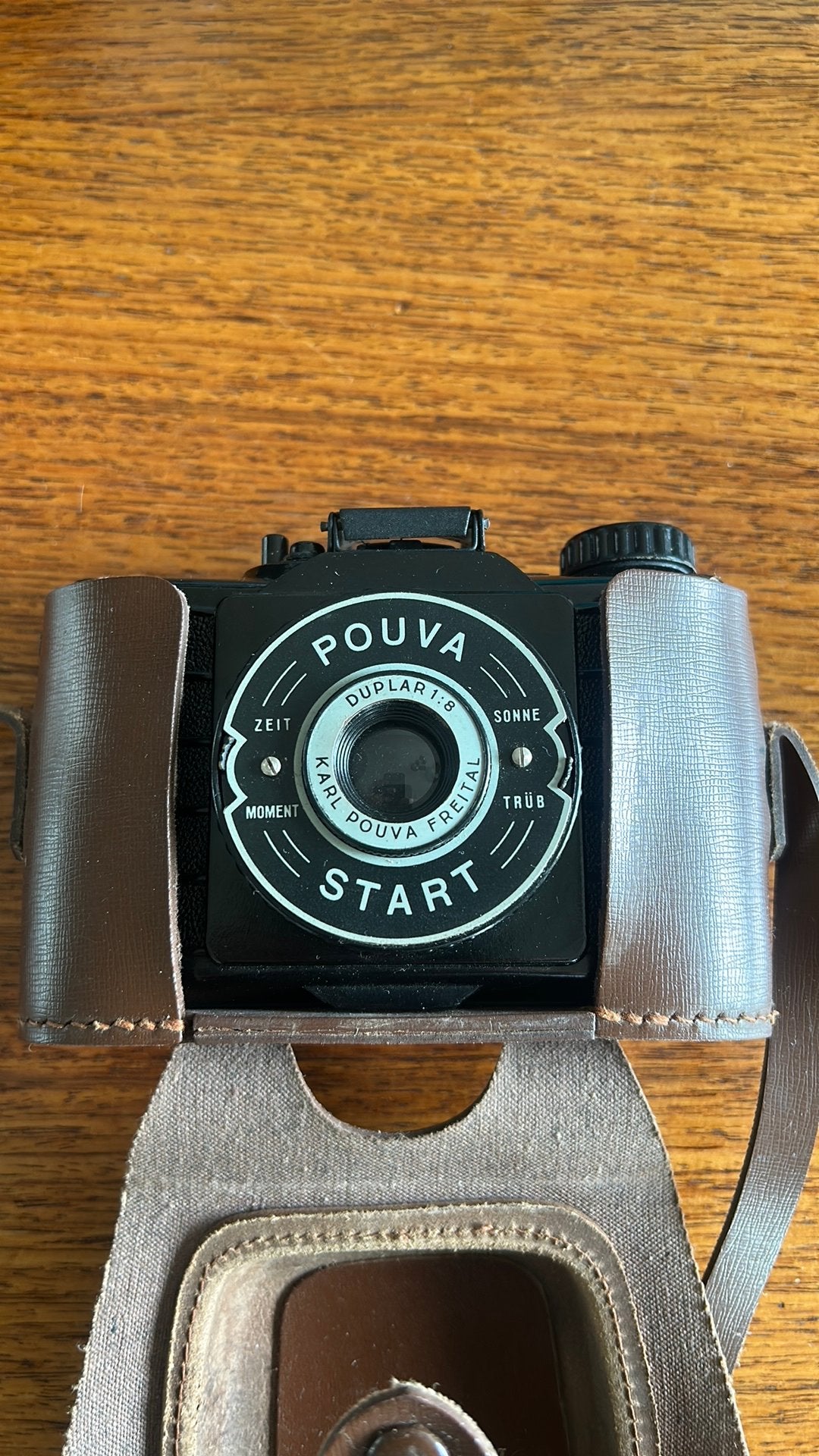 Fotacamera pouva start jaren 50, Ophalen of Verzenden, 1940 tot 1960, Fototoestel