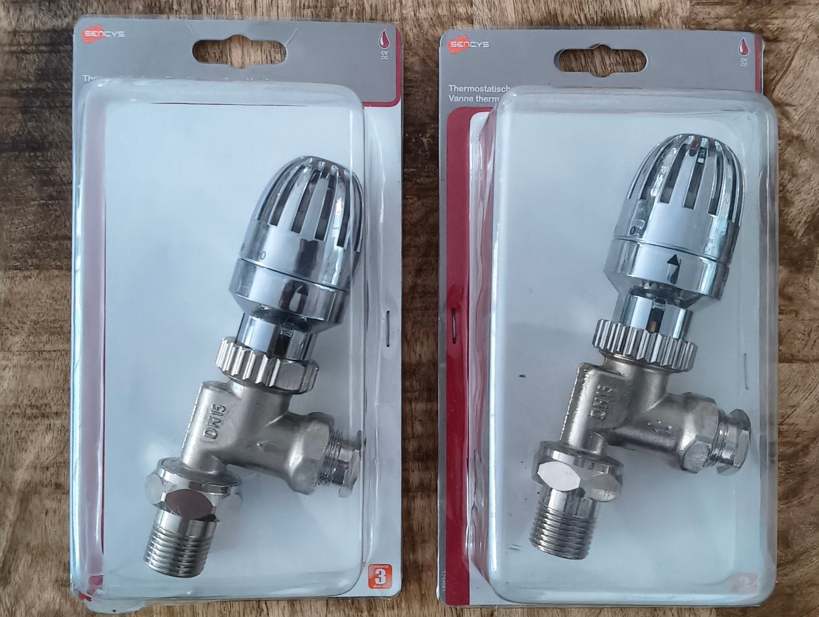 Sencys thermostatische radiatorkraan, Ophalen of Verzenden, Nieuw, Minder dan 60 cm, Minder dan 30 cm