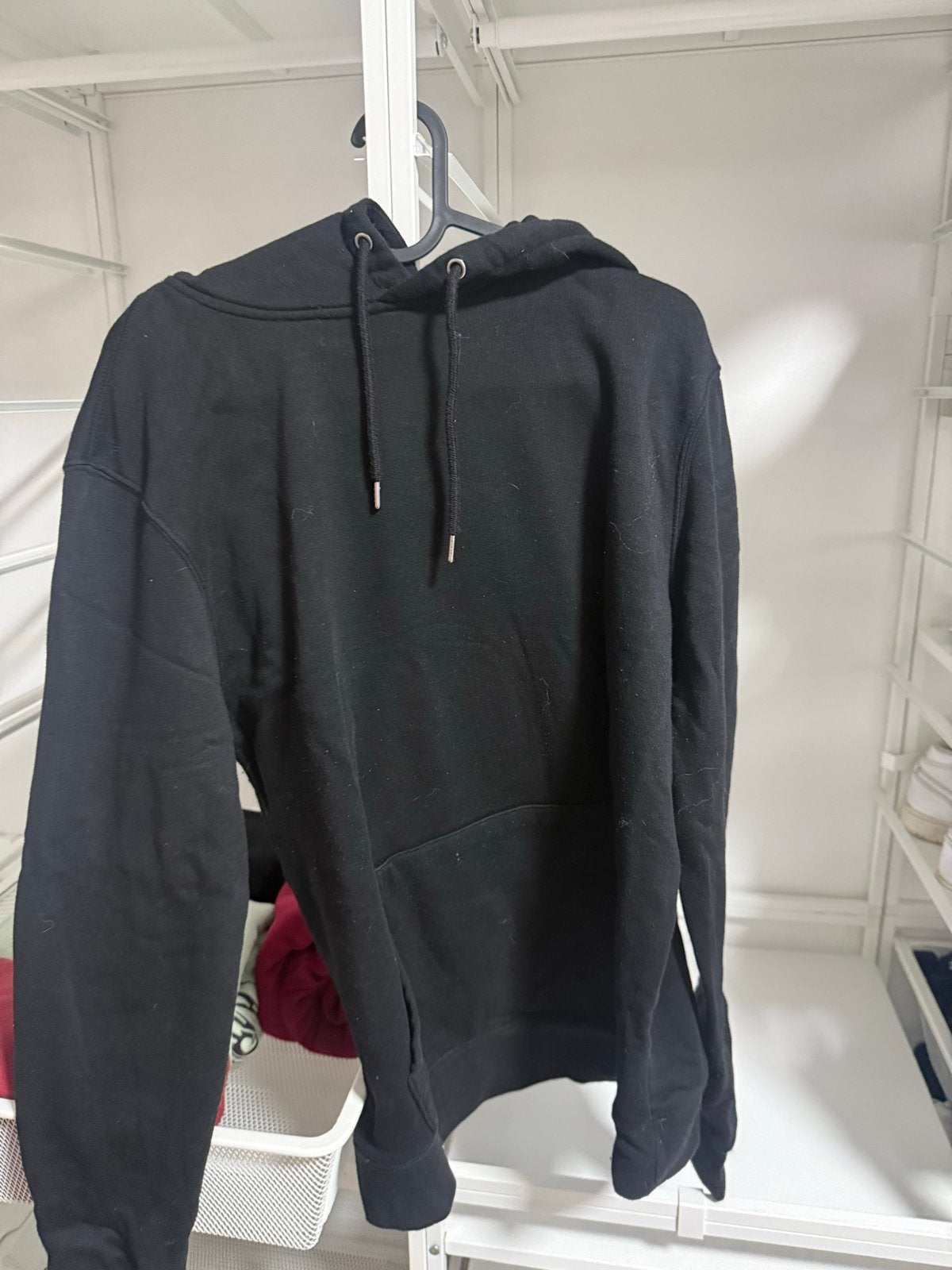 Zwarte hoodie van Primark, maat L, Ophalen of Verzenden, Gedragen, Maat 52/54 (L), Zwart