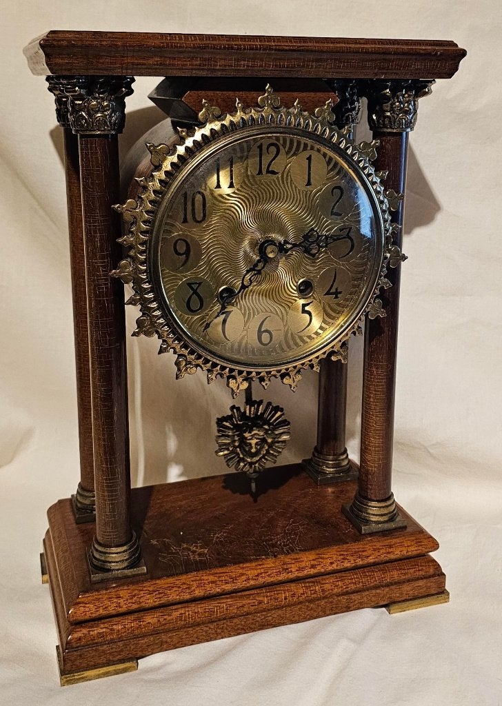 warmink kolommen pendule, Ophalen