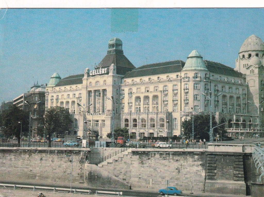 Hongarije boedapest, geliert szallö hotel geliert, Verzenden, 1960 tot 1980, Gelopen, Buiten Europa