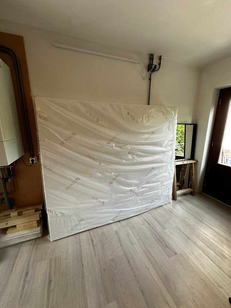 2-persoons matras nieuw, Ophalen, Overige materialen, 180 cm, Wit