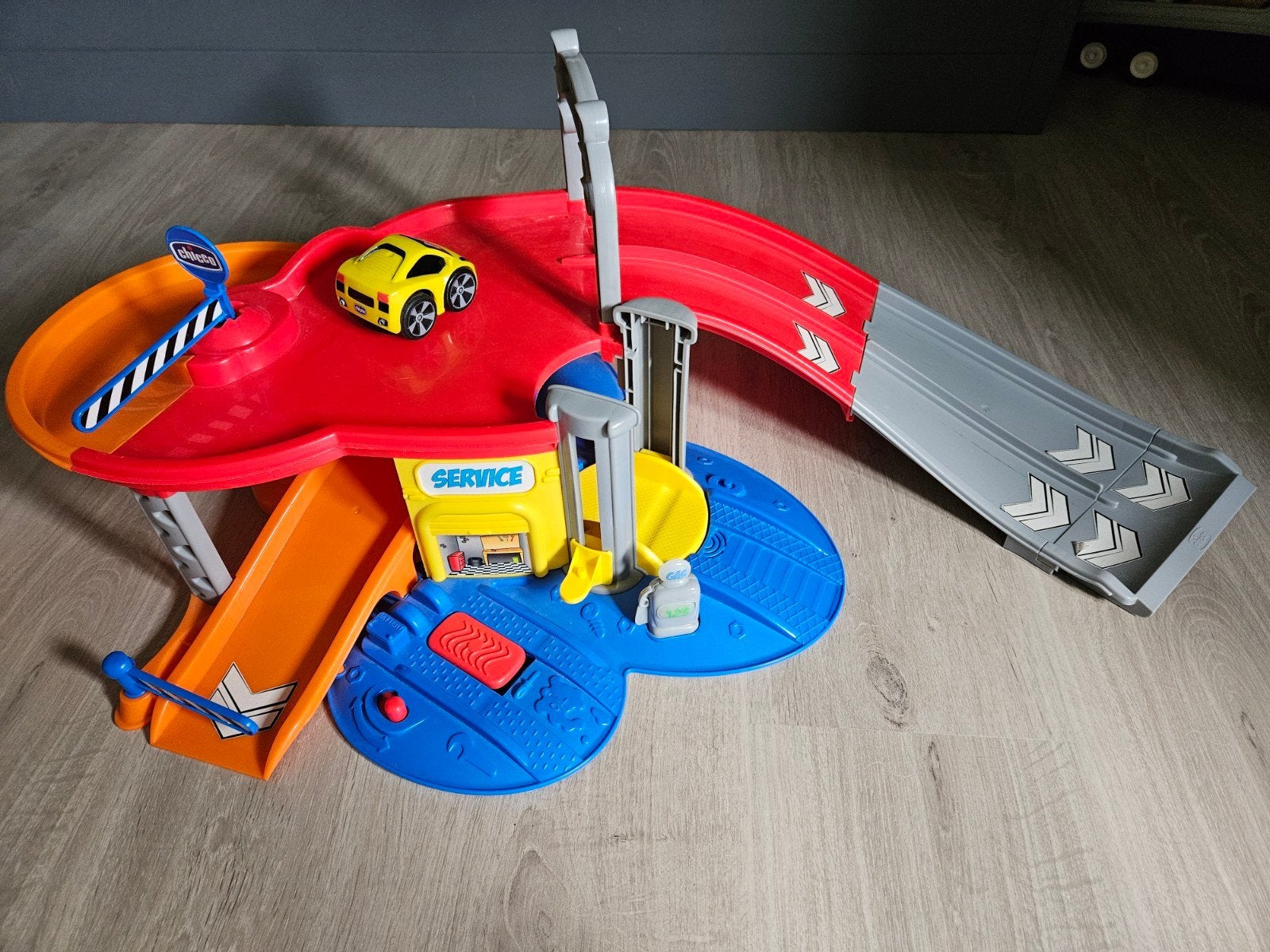 Chicco speelgoed garage, Ophalen of Verzenden, Gebruikt, Handmatig, Overige merken
