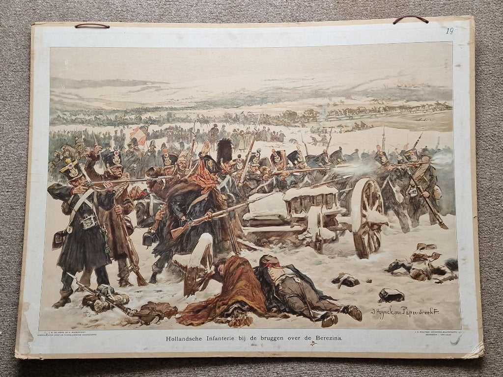 Hollandse infanterie bij de bruggen over de Berezina, 1812, Ophalen, Geschiedenis