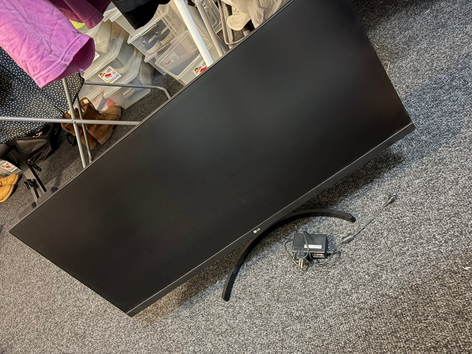 Lg monitor 35 inch, Ophalen of Verzenden, Zo goed als nieuw