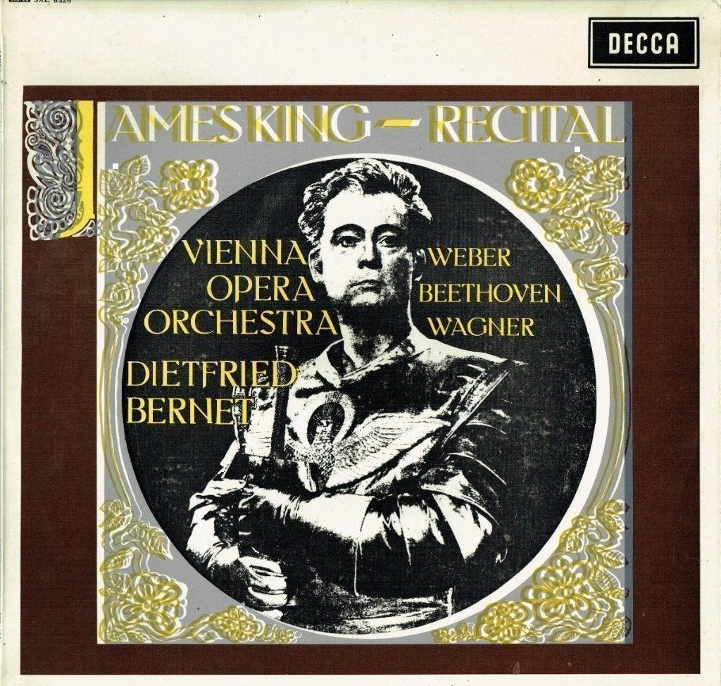 James King Recital Decca – SXL 6326, Kamermuziek, Ophalen of Verzenden, Zo goed als nieuw, 12 inch