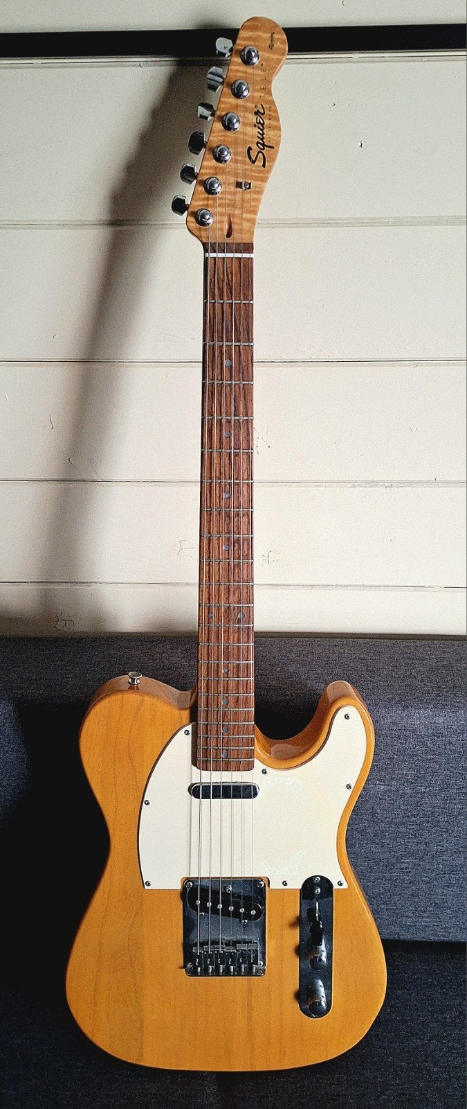 Squier Telecaster 1998 Yako - Flamed maple hals!, Muziek en Instrumenten, Snaarinstrumenten | Gitaren | Elektrisch, Ophalen of Verzenden