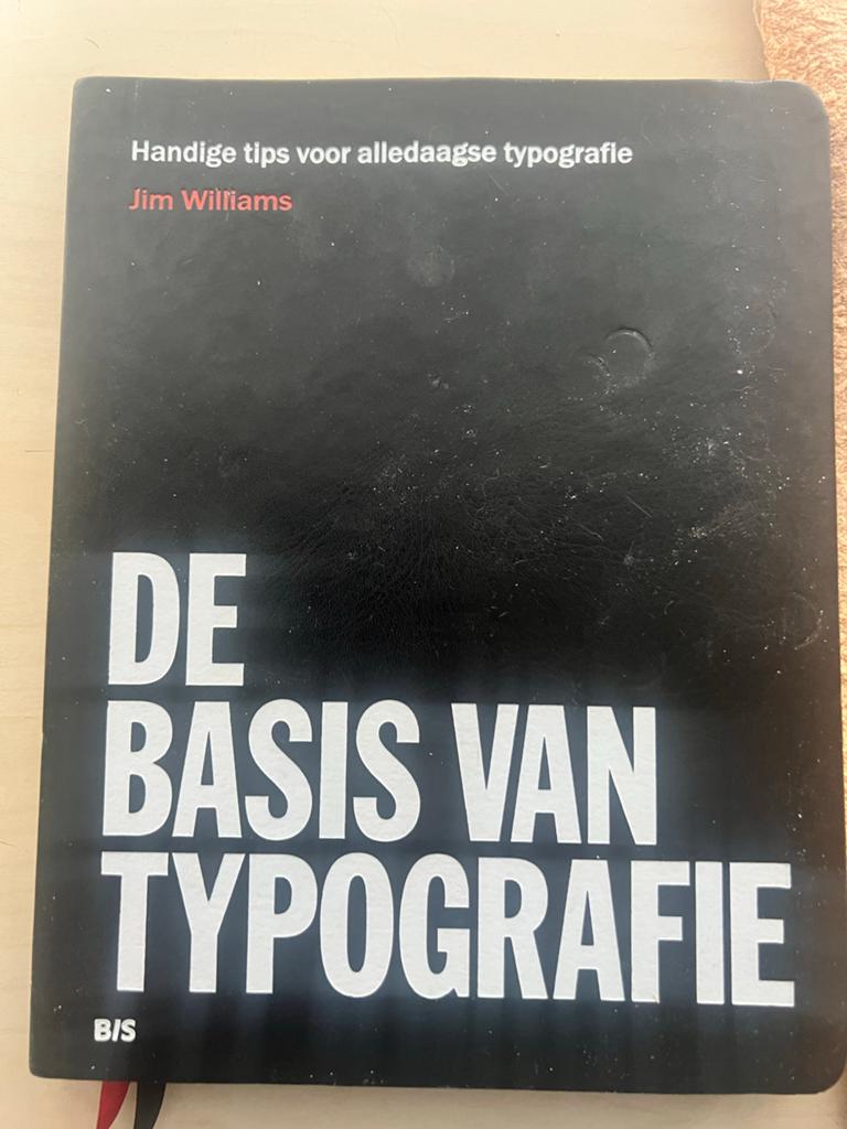 De Basis van Typografie - Jim Williams, Ophalen of Verzenden, Gelezen, Overige onderwerpen