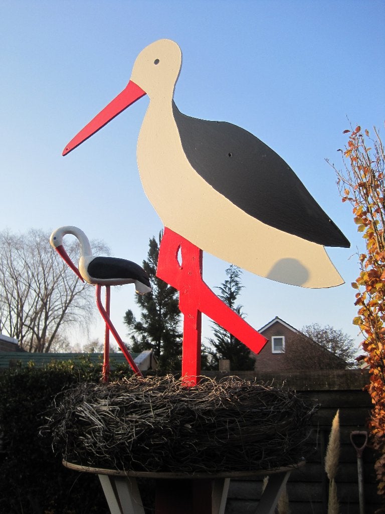 te huur ooievaars Twente, Kinderen en Baby's, Kraamcadeaus en Geboorteborden, Ophalen, Gebruikt