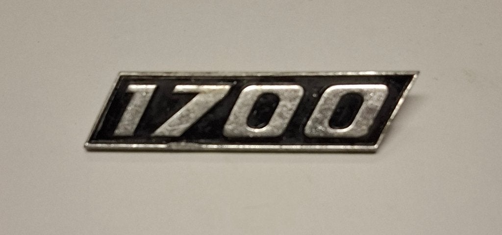 Opel Vauxhall Rekord Genuine 1700 badge embleem logo, Ophalen of Verzenden, Gebruikt