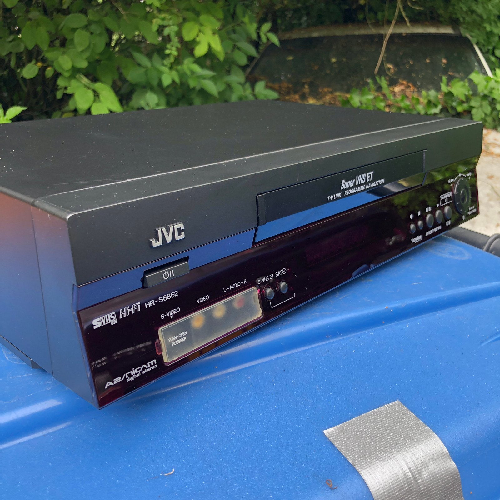 JVC HR-S6852 Super VHS ET videorec met Afstandsbediening., Ophalen of Verzenden, Zo goed als nieuw