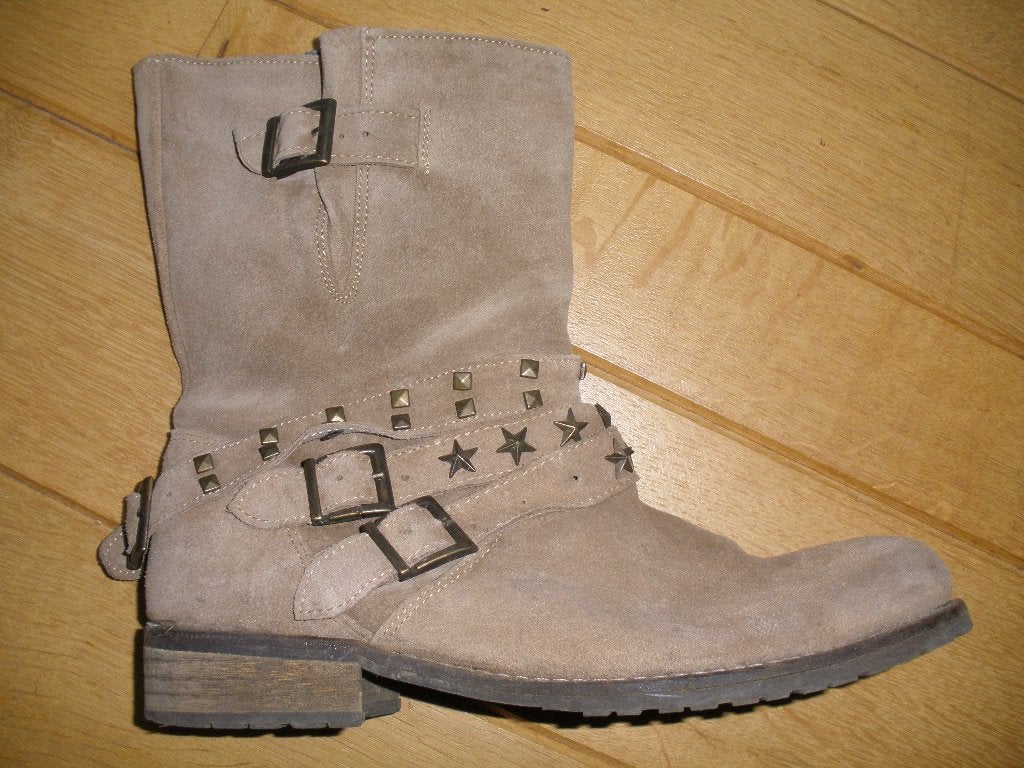 ONLINE Shoes laarsjes midden bruin suède maat 41, Bruin, Ophalen of Verzenden, Zo goed als nieuw, Online Shoes
