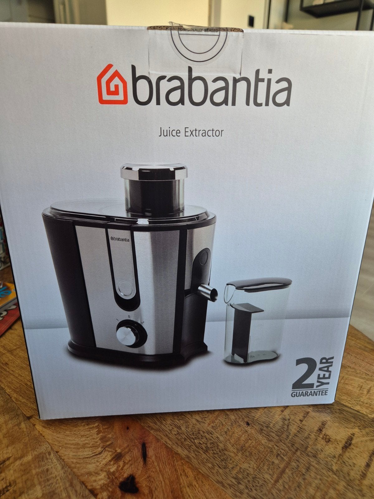 Brabantia Juice Extractor - Nieuw in doos, Witgoed en Apparatuur, Juicers, Ophalen, Nieuw, Elektrisch, Sapcentrifuge