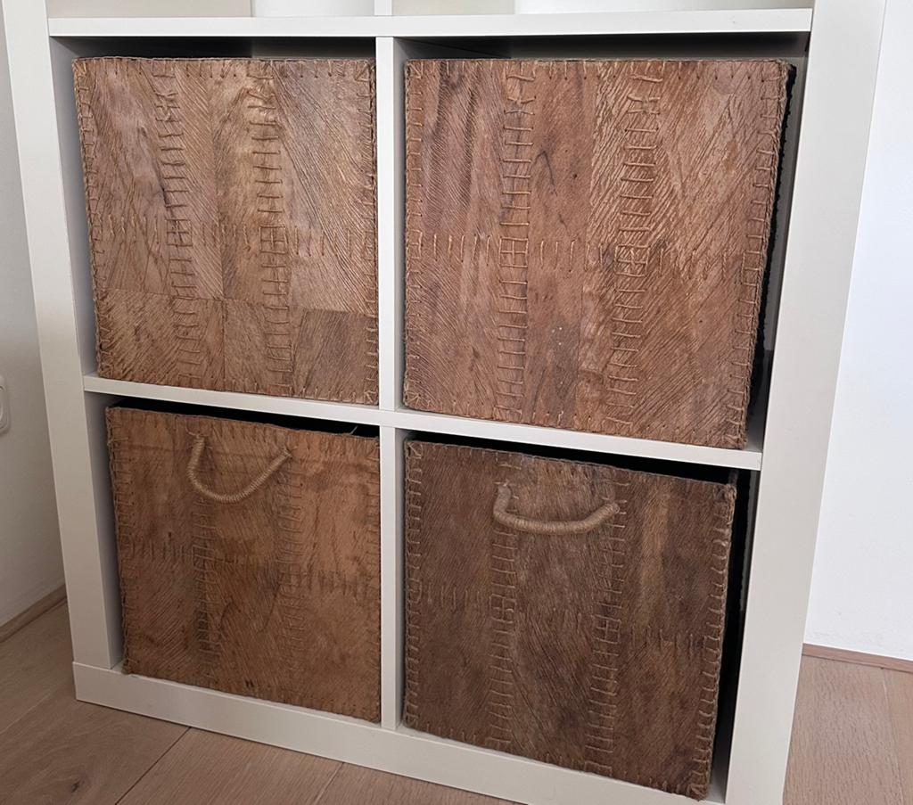 4 x opbergmand voor Ikea Kallax kast, Ophalen, 50 tot 100 cm, Zo goed als nieuw, Minder dan 100 cm