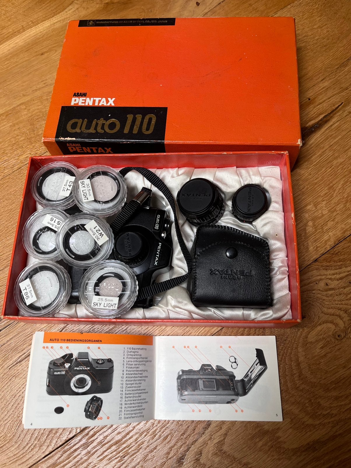 Pentax auto 110 set, Audio, Tv en Foto, Ophalen of Verzenden, Spiegelreflex, Pentax