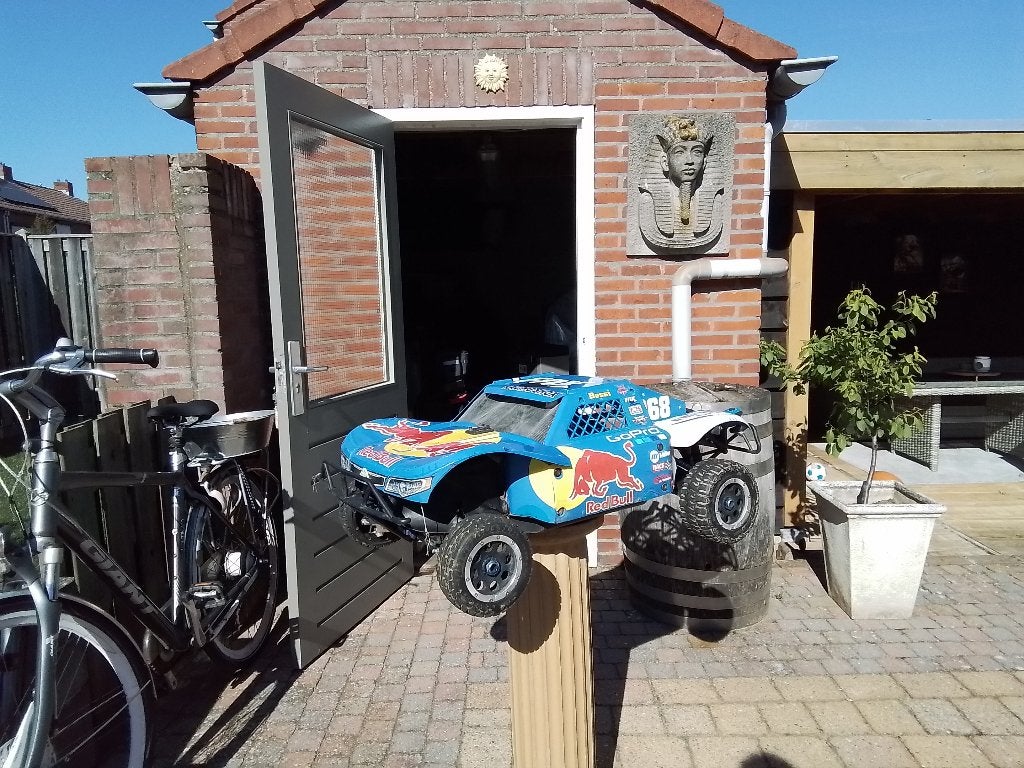 Te koop mooie losi hele van alu r.t.r nieuwe stuur servo, Benzine, Gebruikt, Auto offroad, Ophalen of Verzenden