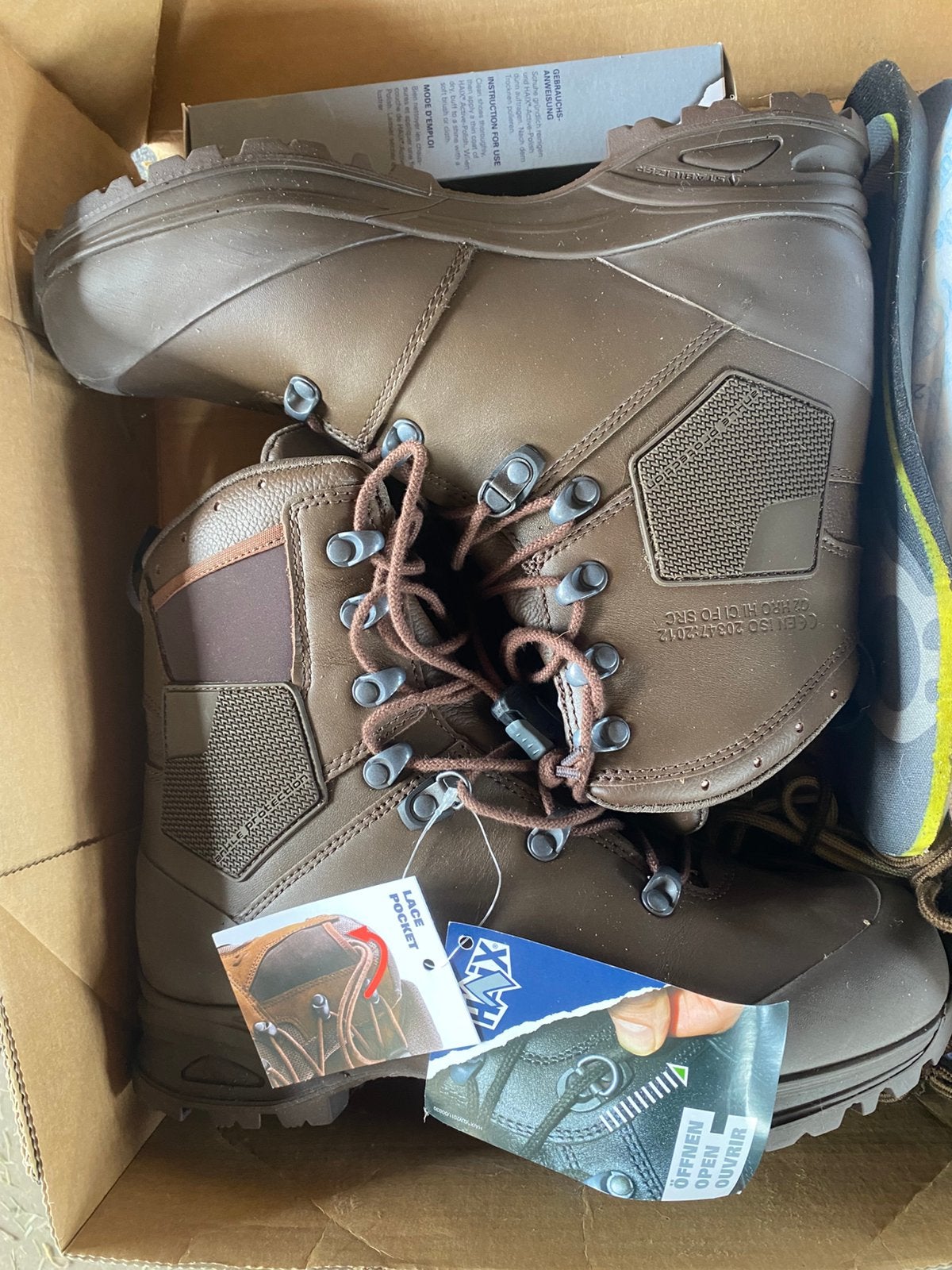Haix Mondo gevechtslaarzen bruin 265 B - 42, NIEUW, Kleding | Heren, Schoenen, Bruin, Nieuw, Ophalen of Verzenden, Wandelschoenen of Bergschoenen