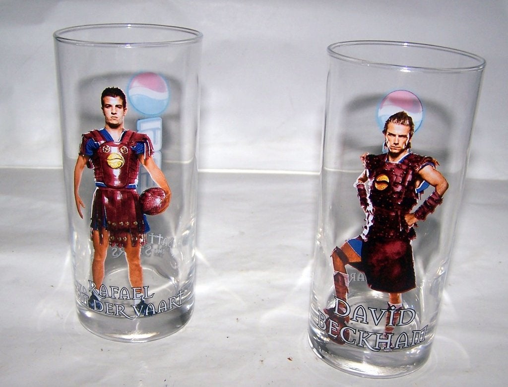 2 PepsiCola Ranking the Stars glazen. Nwst., Verzamelen, Glas en Borrelglaasjes, Ophalen of Verzenden, Nieuw, Frisdrankglas
