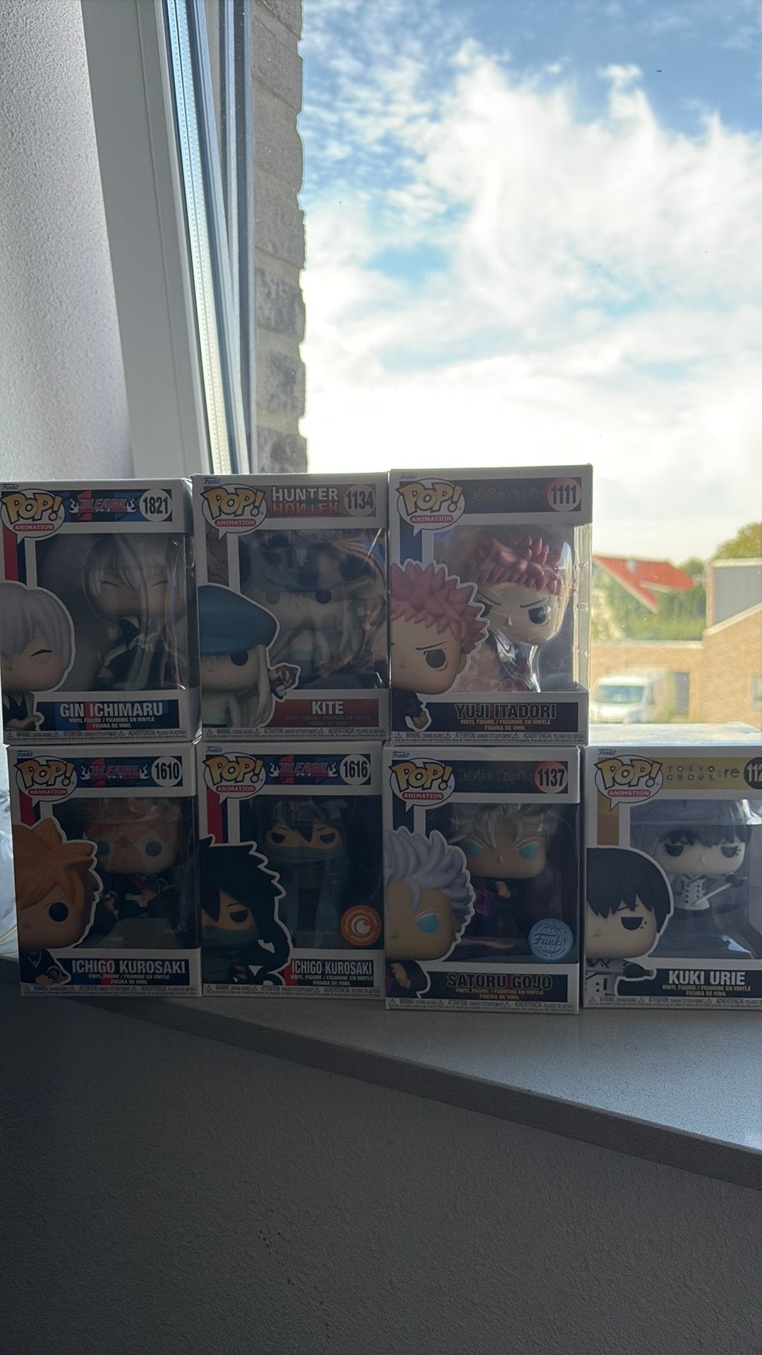 Anime Funko Pop Lot (7 stuks) – Bleach, Jujutsu Kaisen, HxH, Ophalen of Verzenden, Zo goed als nieuw