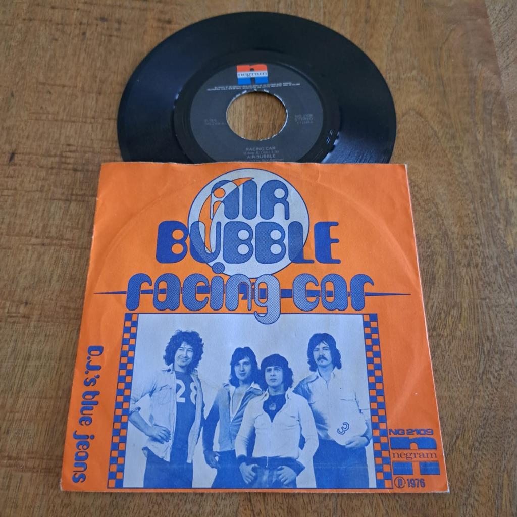 Air Bubble - Racing Car / D.J.'s Blue Jeans (Single 1976), Ophalen, Gebruikt, 7 inch, Single