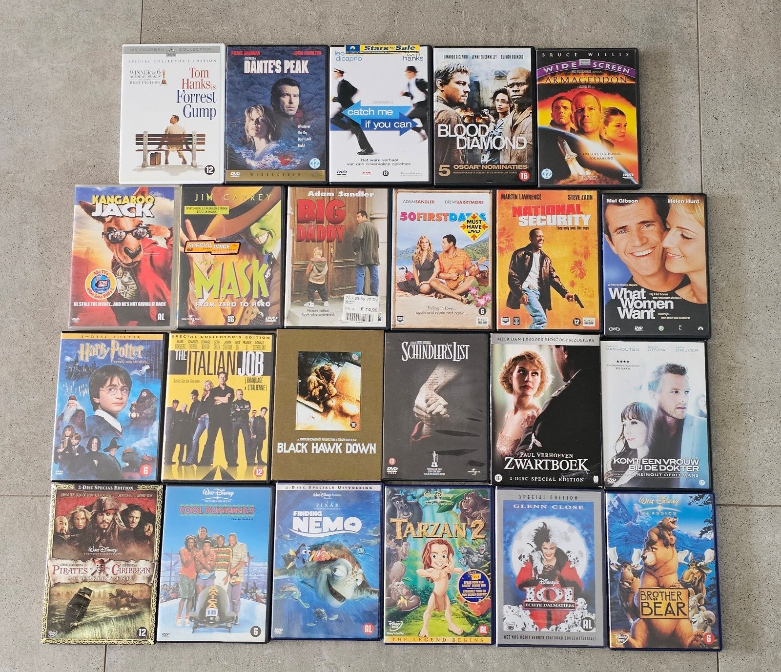 Grote collectie DVD's - Diverse genres, Gebruikt, Nederlands, Ophalen of Verzenden, Nederlands