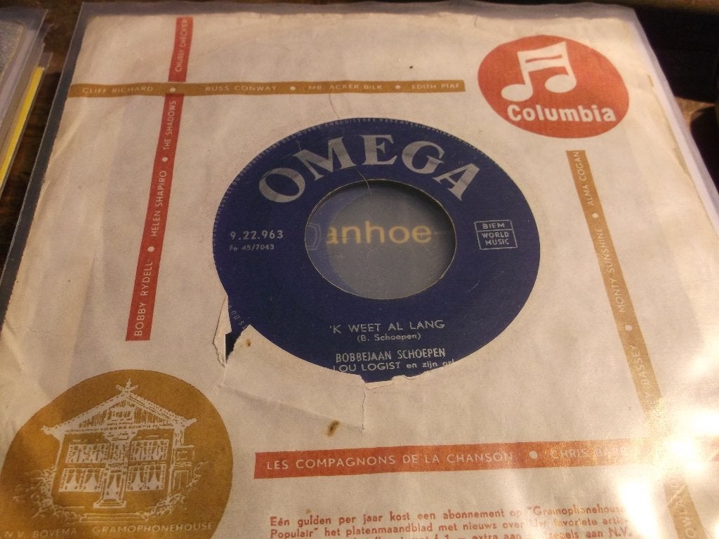 bobbejaan schoepen K weet al lang 106//, Gebruikt, 7 inch, Single, Ophalen of Verzenden