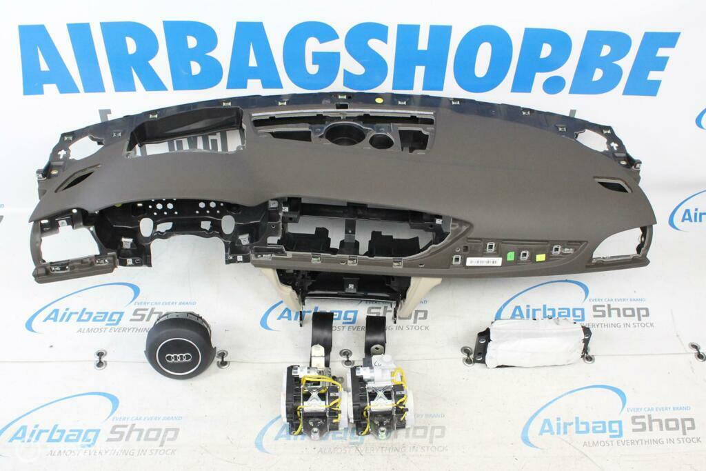 Airbag set Dashboard HUD bruin beige Audi A6 4G (2011-2018), Auto-onderdelen, Gebruikt, Ophalen of Verzenden