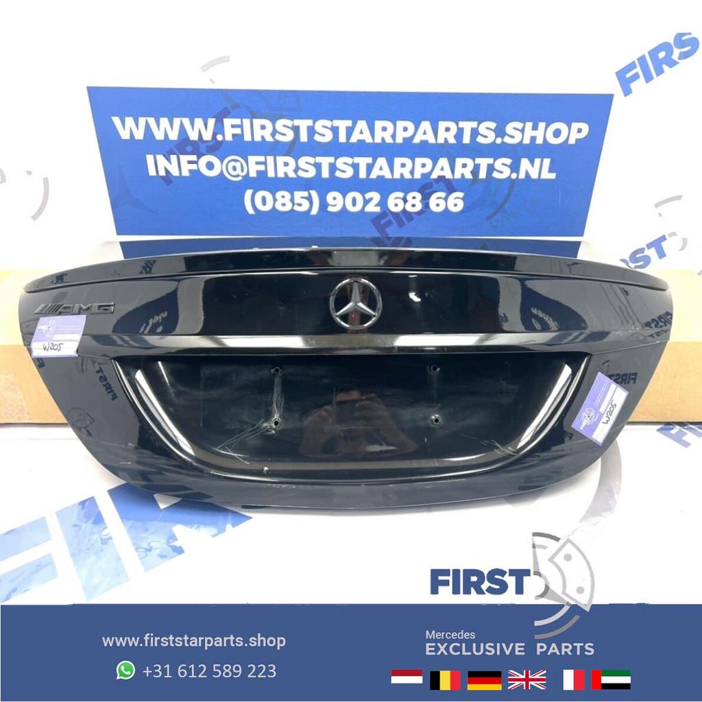 W205 C KLASSE ACHTERKLEP COMPLETE KOFFERKLEP KOFFERBAK origi, Gebruikt, Ophalen of Verzenden, Achter, -