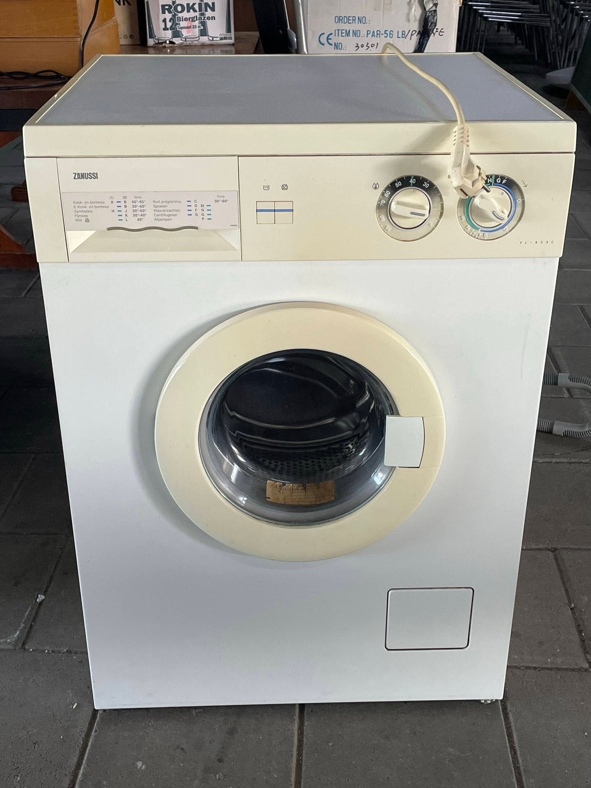 Zanussi Wasmachine, Ophalen, 1200 tot 1600 toeren, Gebruikt, 85 tot 90 cm