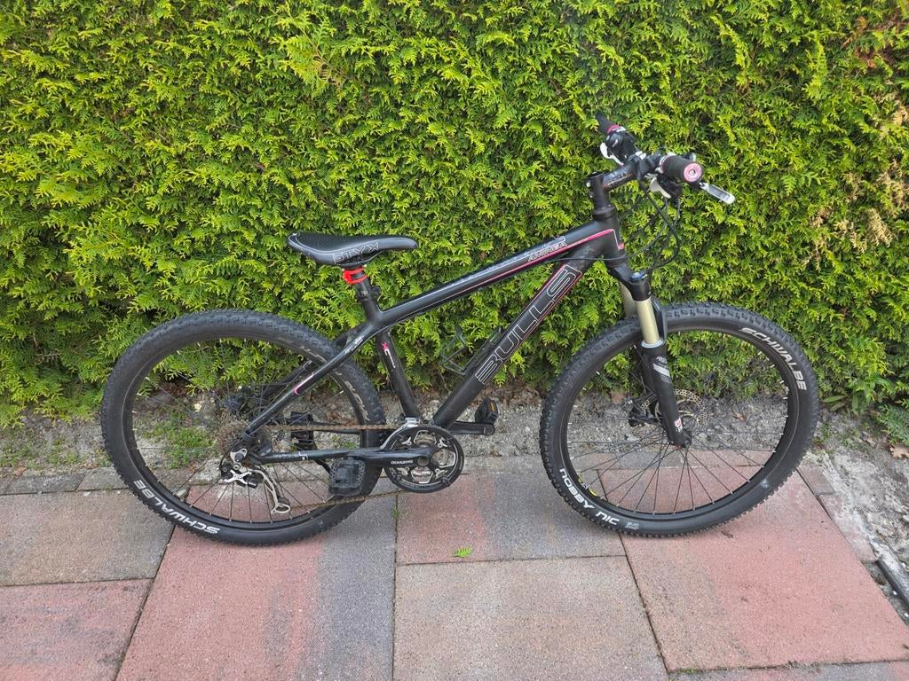 Mountainbike 26 inch aluminium met schijfremmen - roze/zwart, Gebruikt, Schijfrem, Ophalen, Overige merken