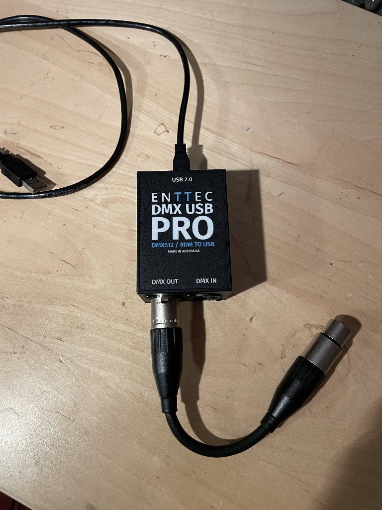 Enttec DMX USB PRO, Ophalen of Verzenden, Zo goed als nieuw, Licht