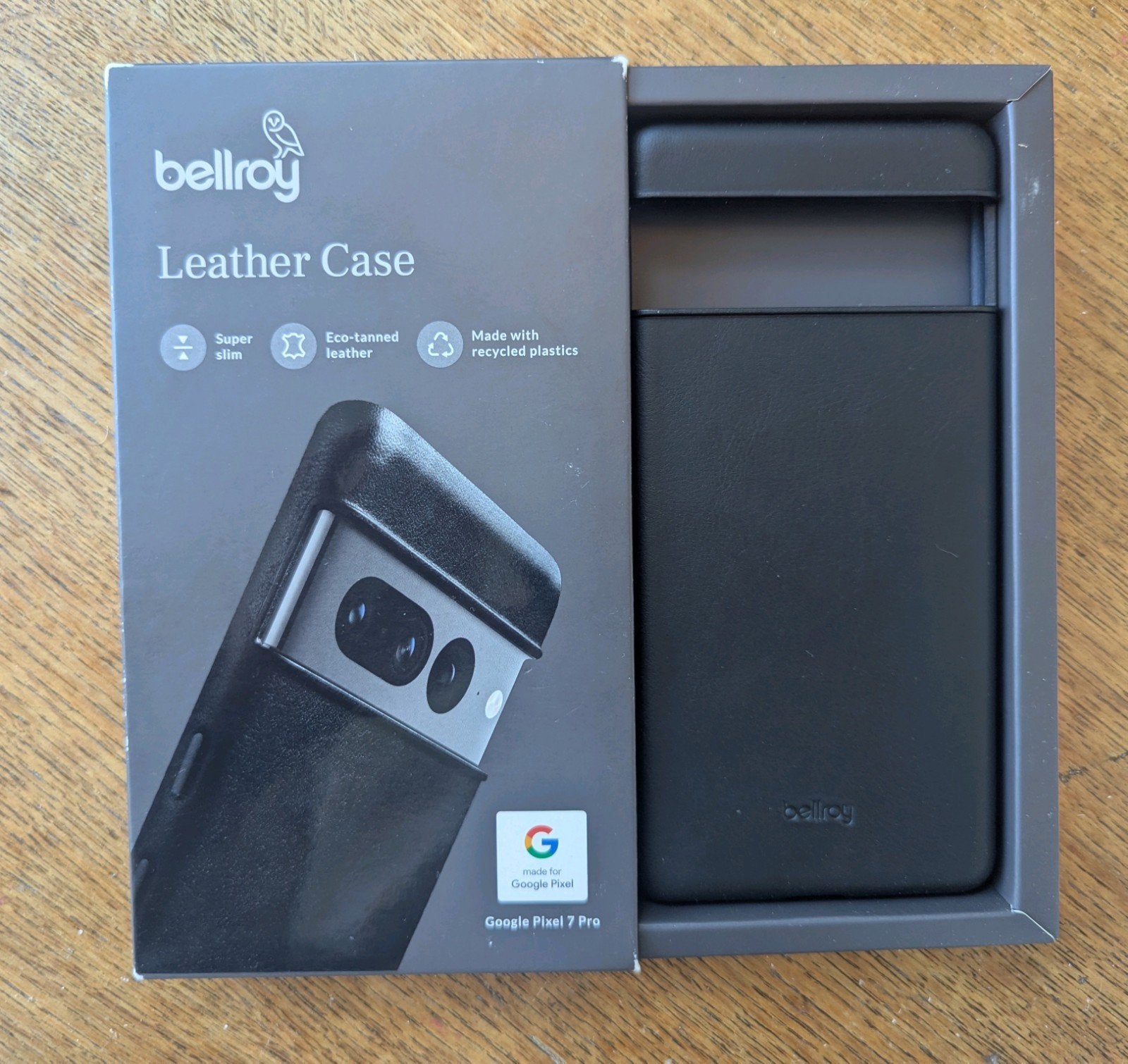 Bellroy slim leather Pixel 7 Pro case - Nieuw, Ophalen of Verzenden, Nieuw, Hoesje of Tasje