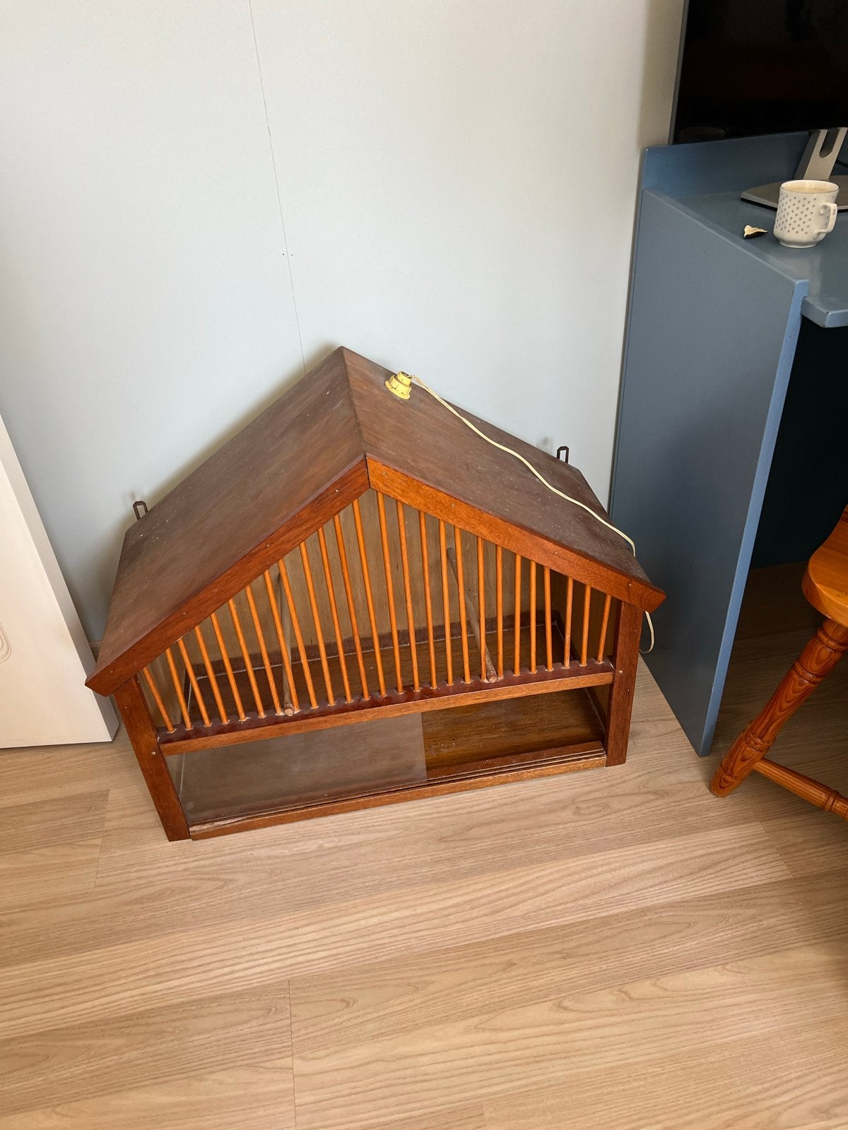 Huisje / hok vogels, Ophalen, Hout, Vogelkooi