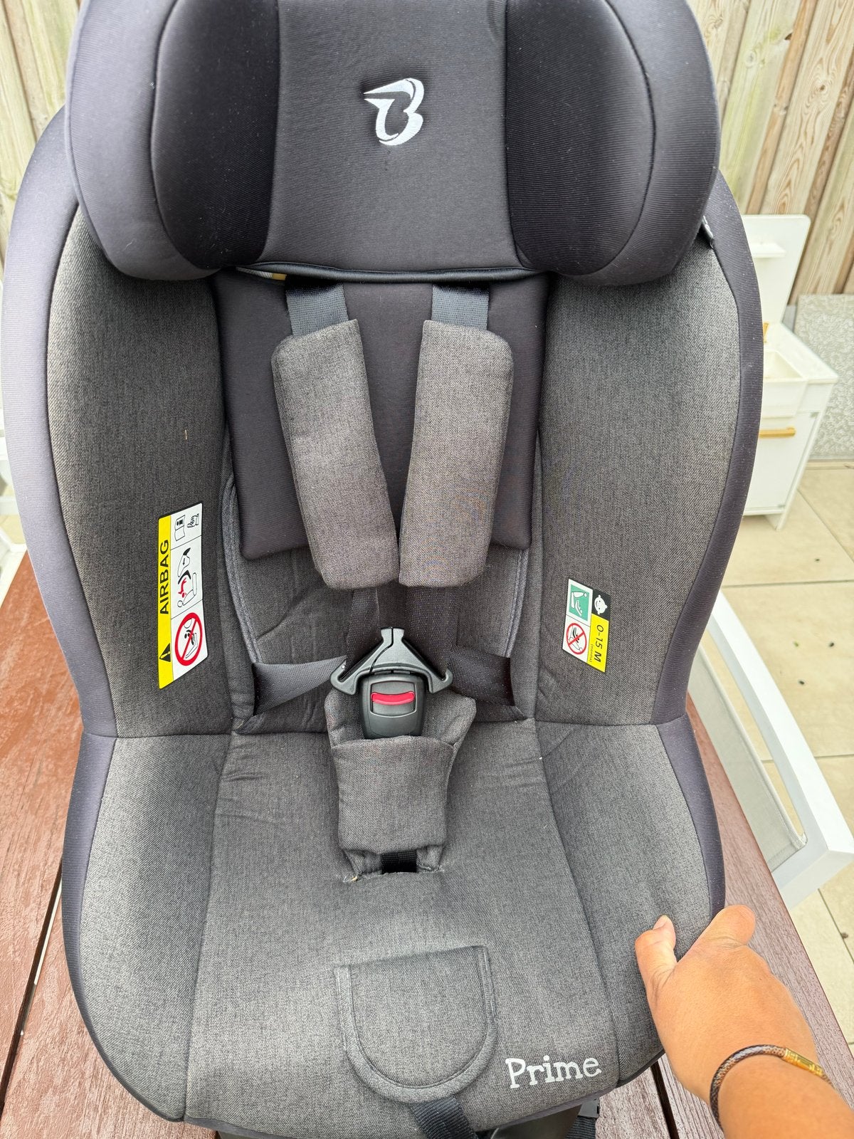 Titanium Baby Autostoel Prime i-Size Isofix 0-18kg, Kinderen en Baby's, Autostoeltjes, Overige merken, Gebruikt, 0 t/m 18 kg, Verstelbare rugleuning