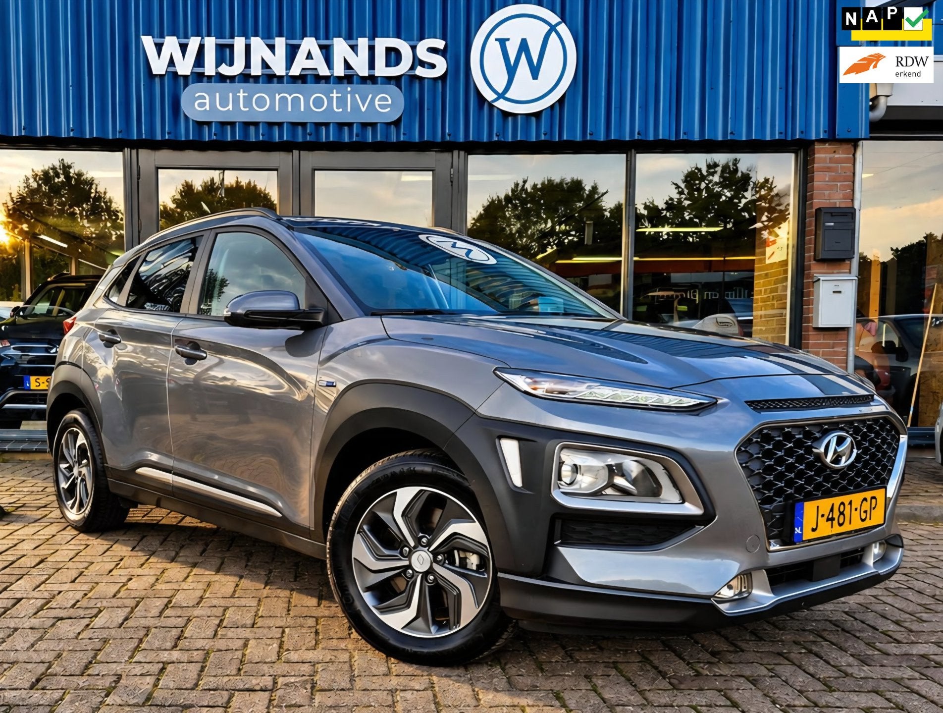 Hyundai Kona 1.6 GDI HEV Fashion Trekhaak Acc Lane Assist, Auto's, Dealer onderhouden, Automatische klimaatregeling, Euro 6, Origineel Nederlands
