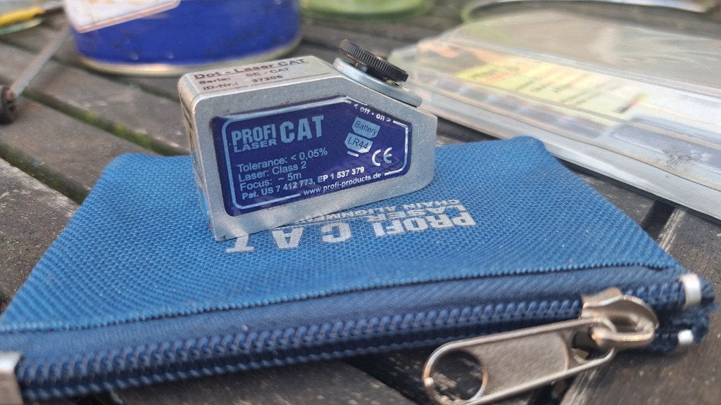 ProfiCAT uitlijn laser voor wiel/ketting, Ophalen, Gebruikt