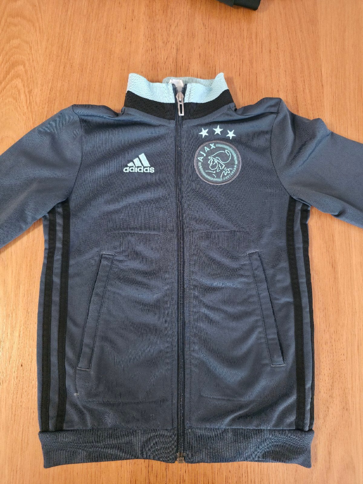 Origineel Adidas Ajax trainingsjasje maat 128, Adidas, Jongen of Meisje, Sport- of Zwemkleding, Ophalen of Verzenden
